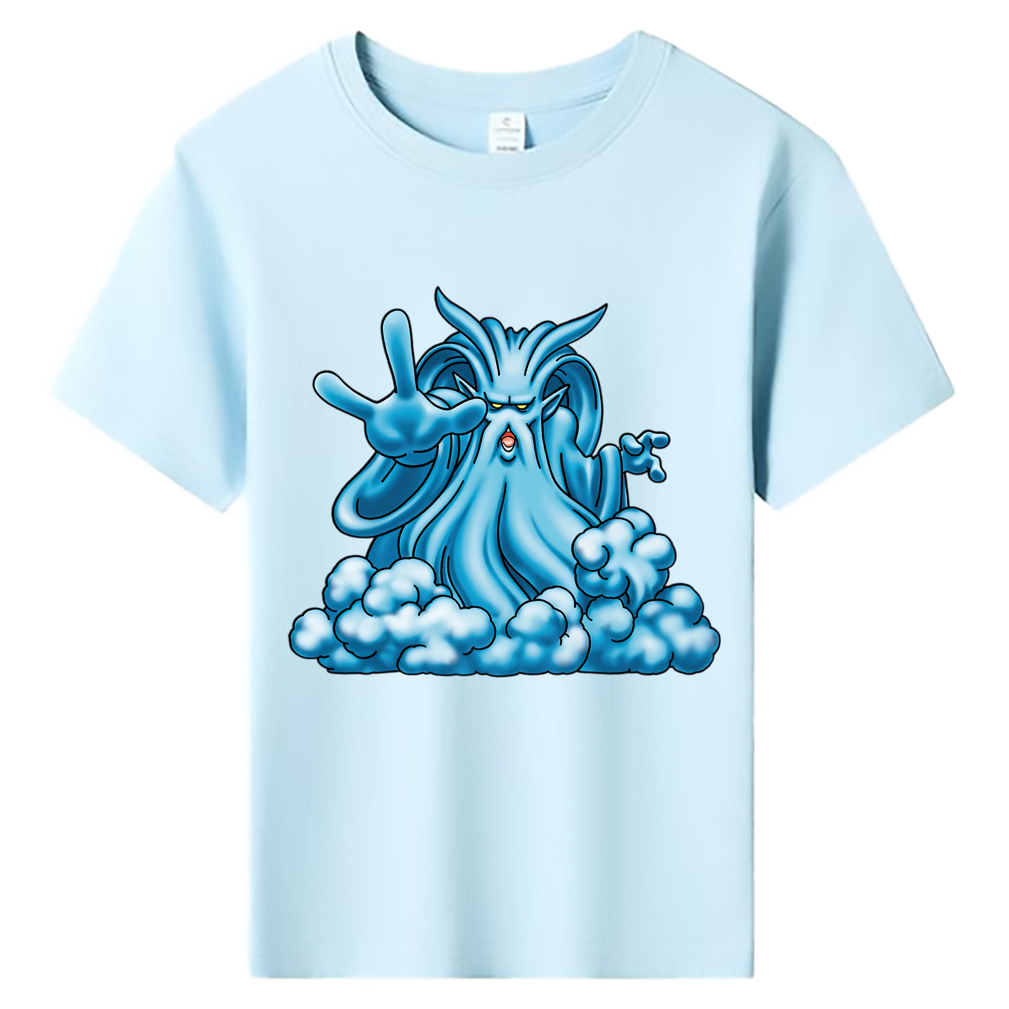 （画像用） ドラゴンクエスト Doragon Kuesuto Dragon Quest 綿100％キッズTシャツ（フロントプリント）
